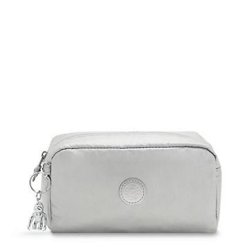 Kipling Gleam Metallic Pouch Vesker Sølv | NO 1082IL